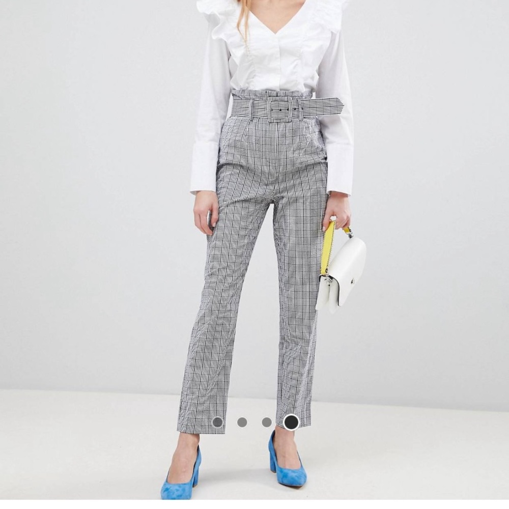 ASOS NWT gingham pants